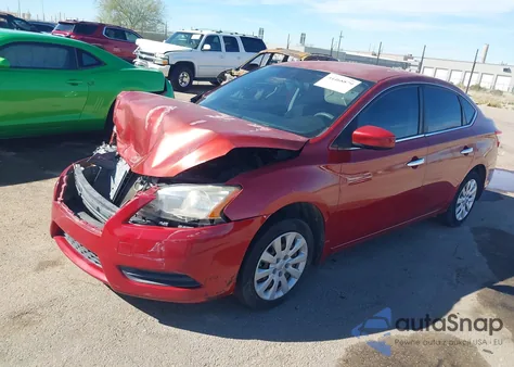 2014 Nissan Sentra Sv из США, поврежденный, VIN 3N1AB7AP2EY328362